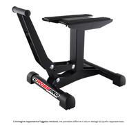 Cavalletto alzamoto a leva nero cross enduro motard altezza 30 cm-40 cm