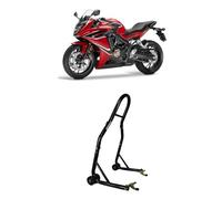 Cavalletto alzamoto alza moto con forchette a V alzare sollevare la ruota gomma forcellone posteriore compatibile con Honda CBR 600 1000 RR Fireblade 650 F CBR650 CBR650F 650F 600RR 500R 500 R