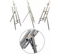 TrAdE shop Traesio - Cavalletto Artistico Supporto Per Pittura Tela Pieghevole Legno 120cm Disegno