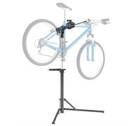 Cavalletto Bici per Manutenzione Massimo 40 kg con Altezza Regolabile e Girevole a 360° Nero