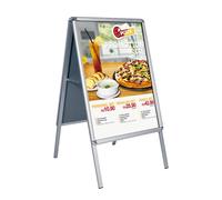 Cavalletto Bifacciale con Cornice a Scatto Studio-T - 50x70 cm - CAV705 (Argento