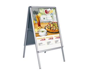 Cavalletto Bifacciale con Cornice a Scatto Studio-T - 50x70 cm - CAV705 (Argento