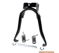 CAVALLETTO CENTRALE PIAGGIO CIAO 50 1978-2004 COMPLETO con MOLLE PERNO 14mm NERO