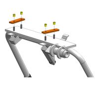 CAVALLETTO CON KIT ANTIFURTO PUSH&BLOCK P04 PER VESPA PX 125 150 200