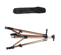 Cavalletto da esposizione per pittura artistica, treppiede in metallo regolabile con borsa per il disegno, visualizzazione del supporto pieghevole treppiede in metallo regolabile con borsa per disegno