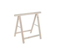 Cavalletto da lavoro pieghevole in legno di abete modello hobby cm75x75x5