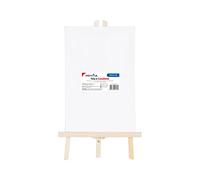 Cavalletto da Pittura in Legno con Tela 20x30 cm - Cavalletto da Tavolo per Artisti, Ideale per Dipingere a Olio, Acrilico e Acquerello - Legno Resistente, Regolabile