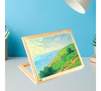 Cavalletto da tavolo con supporto per libri, lavagna per schizzi artisti e