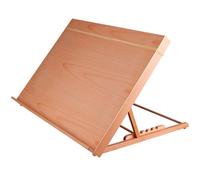 Cavalletto da tavolo in legno di faggio A4, tavolo da disegno regolabile da tavolo 30x22 cm for pittura, schizzi, acquerelli e esposizione di opere d'arte, 1 pezzo