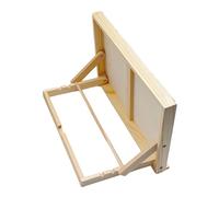 Cavalletto da tavolo in legno portatile pieghevole cavalletto supporto per pittura su tela per schizzi pittura ad acquerello pittura a olio opere d'arte studente