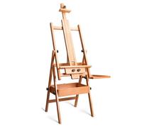 Cavalletto da tavolo per artisti, supporto da disegno regolabile con cassetto portaoggetti e mensola, ideale per dipingere e esporre opere d'arte