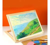 Cavalletto da tavolo pieghevole per pittura, ideale per feste, pittori e