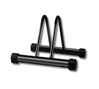 Reggiciclo Rastrelliera Porta Biciclette a Terra 1 Posto Supporto Bici con Fori di Montaggio a Pavimento con Tappi in Gomma