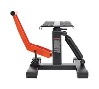 Cavalletto di sollevamento for moto da cross, cavalletto for con capacità 440 libbre e funzionamento idraulico, tavolo regolabile in altezza