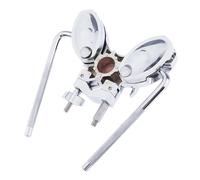 Cavalletto for bici pieghevole antiscivolo Supporto for morsetto doppio Tom for la performance musicale dei batteristi Accessori for bici pieghevoli