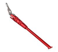 Cavalletto in lega di alluminio per bicicletta pieghevole Brompton, design a gamba singola, leggero e facile da installare (rosso)