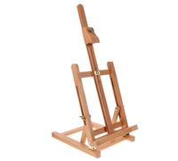 Cavalletto in legno massello for pittura, espositore for pittura in micro faggio, for ufficio, for adulti, leggero, facile da usare