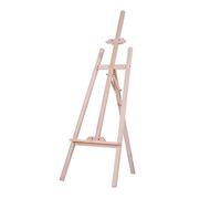 Cavalletto in legno per dipingere |Cavalletto per artista robusto da 150 cm con supporto per tela regolabile |Supporto per schizzi in pino NZ per studio/esterno/esposizione