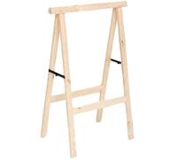 Cavalletto in legno pieghevole 75x100h cm da lavoro di pino supporto per tavolo