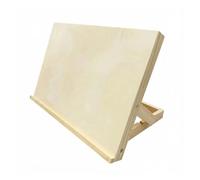 Cavalletto In Legno Portatile Con Lavagna Inclinabile