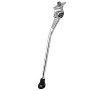 Cavalletto Laterale Bici misura tagliabile reggi ciclo Universale da 16'' a 29'' Alluminio supporto per Biciclette accorciabile, robusto e antiruggine, piedino di Gomma Antiscivolo