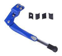 Cavalletto Laterale Blu in Lega di Alluminio per Mountain Bike | Supporto Posteriore, Installazione Semplice, Base Antiscivolo, Parcheggio Stabile, Accessorio Bici per Uso Esterno