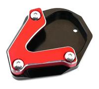 Cavalletto Laterale Estensione Per TRK702X Per TRK702 2022-2024 Estensione Ingranditore Rilievo Del Piede Extender CNC Moto Cavalletto Laterale Supporto(Rosso)