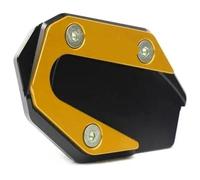 Cavalletto Laterale Estensione Per Y&amaha Per MT03 Per MT-25 Per YZF-R3 Per YZF-R25 Supporto Cavalletto Laterale Moto CNC Piastra Estensione(Oro,X-4)