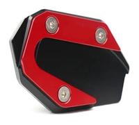 Cavalletto Laterale Estensione Per Y&amaha Per MT03 Per MT-25 Per YZF-R3 Per YZF-R25 Supporto Cavalletto Laterale Moto CNC Piastra Estensione(Rosso,X-3)