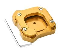Cavalletto Laterale Estensione Per Y&amaha Per NMAX155 125 160 Per NVX Per AEROX 125 155 Supporto Cavalletto Laterale Moto Piastra Estensione Alluminio(Oro,X-2)