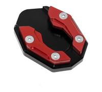 Cavalletto Laterale Estensione Per Y&amaha Per NMAX155 Per NMAX125 Supporto Cavalletto Laterale Moto Estensione Del(Rosso)