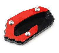 Cavalletto Laterale Estensione Per Y&amaha Per TMAX 530 SX DX 2017-2019 Piastra Estensione Piede Cuscinetto Antiscivolo Supporto Cavalletto Laterale Moto CNC(Rosso,T Max SX)