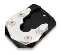 Cavalletto Laterale Estensione Per Y&amaha Per XMAX300 Per XMAX300 Per X-MAX 300 2023 Piastra Imbottita Allargamento Cavalletto Laterale Moto Antiscivolo(Argento)