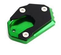 Cavalletto Laterale Estensione Per Z1000sx 2015-2019 Piastra Supporto Estensione Cavalletto Piede Alluminio Pad Allargatore Laterale Moto(verde)