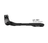 Cavalletto laterale regolabile 24/28'' Ursus Wave posteriore in alluminio nero p