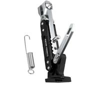 Cavalletto Laterale Regolabile per Moto per Norton Manx 2026-, Cavalletto Laterale Alluminio con Base Antiscivolo,Silver