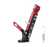 Cavalletto Laterale Supporto Per Piedi Regolabile Per Moto E Scooter, Supporto Per Parcheggio Per Dualtron 3 Per Thunder Per Spider Per Eagle Per Pro(Red)