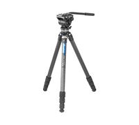 Leofoto Treppiede in carbonio LS-284CEX Ranger con base di livellamento + panhead video BV-10