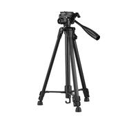 Levenhuk Level BASE TR20 Treppiede Leggero Da Pavimento Con Livella a Bolla, Testata Girevole a 360° e Altezza Variabile Tra 490-1400 mm, Adatto a Strumenti Ottici Fino a 5 kg