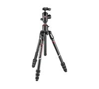 Manfrotto Befree GT XPRO Treppiede Fotocamera in Carbonio, Testa a Sfera Centrale 496, Chiususra Twist, Colonna 90 Gradi, Piastra 200PL-PRO, Reflex, CSC, Mirrorless, Macrofotografia, MKBFRC4GTXP-BH