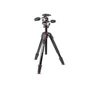 CAVALLETTO MANFROTTO MK190GOA4-3WX, Alluminio, altezza 1665 mm