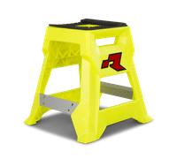 RACETECH Cavalletto Alzamoto R15 Con Tappetino Giallo Fluo-R-CAVMX0015GF
