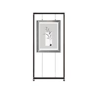 Cavalletto mobile regolabile per insegne e arte, espositore pieghevole per eventi e mostre