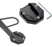 Cavalletto Moto Laterale Estensione per Kawasaki Ninja 1000 SX 1000SX Ninja100, Antiscivolo Universale Alluminio Supporto Cavalletto Laterale Allargatore,B-Black