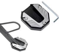 Cavalletto Moto Laterale Estensione per Kymco Xciting S 400 i 2018 2019 2020 2021, Antiscivolo Universale Alluminio Supporto Cavalletto Laterale Allargatore,C-Grey