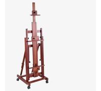 Cavalletto multifunzione in legno massello per pittura ad olio e acquerello, supporto regolabile per pittura con supporto per forniture artistiche, ideale per artisti e hobbisti