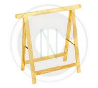 Cavalletto multiuso in legno di pino standard cm 73,5x75h