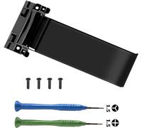 Cavalletto parte di ricambio per N-switch, guscio posteriore cavalletto supporto Mainframe posteriore staffa kit di riparazione strumento per console di switch Nintenndo