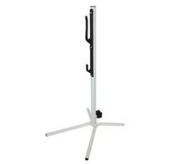 Cavalletto per 1 bicicletta, piede estraibile, base di fissaggio posteriore P2R loby Blanc
