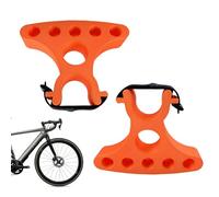 Cavalletto per Bici da Pavimento - 1 Paio Stabilizzatore Per Manubrio Antiscivolo,Supporto Per Riparazione Bici Leggero | Per Manutenzione Parcheggio Invertito Garage Officina Casa All'Aperto